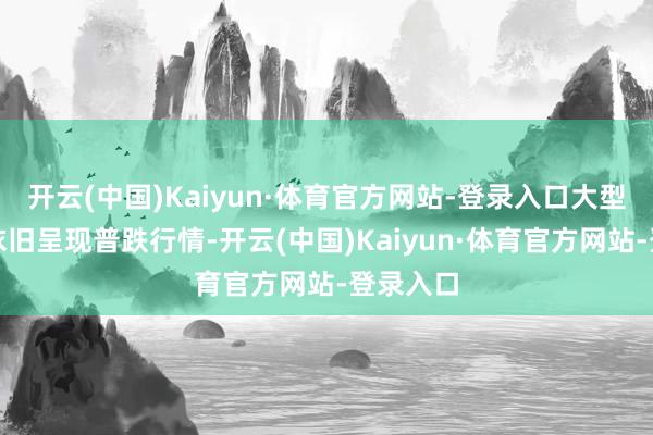 开云(中国)Kaiyun·体育官方网站-登录入口大型科技股依旧呈现普跌行情-开云(中国)Kaiyun·体育官方网站-登录入口