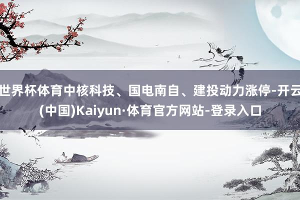 世界杯体育中核科技、国电南自、建投动力涨停-开云(中国)Kaiyun·体育官方网站-登录入口