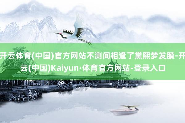 开云体育(中国)官方网站不测间相逢了黛熙梦发膜-开云(中国)Kaiyun·体育官方网站-登录入口