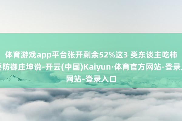 体育游戏app平台张开剩余52%这3 类东谈主吃柿子要防御庄坤说-开云(中国)Kaiyun·体育官方网站-登录入口